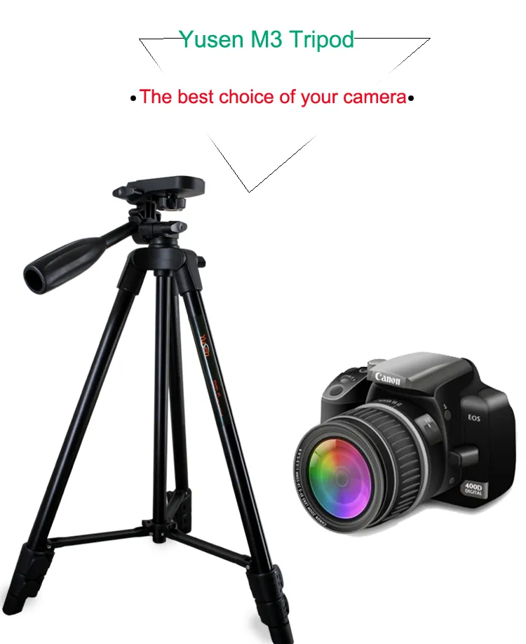 Ultralight Compact Travel Tripod with Quick Release Plate Panoramic Head Aluminum Tripod 0.7kg Max Load 3kg with Carrying Bag