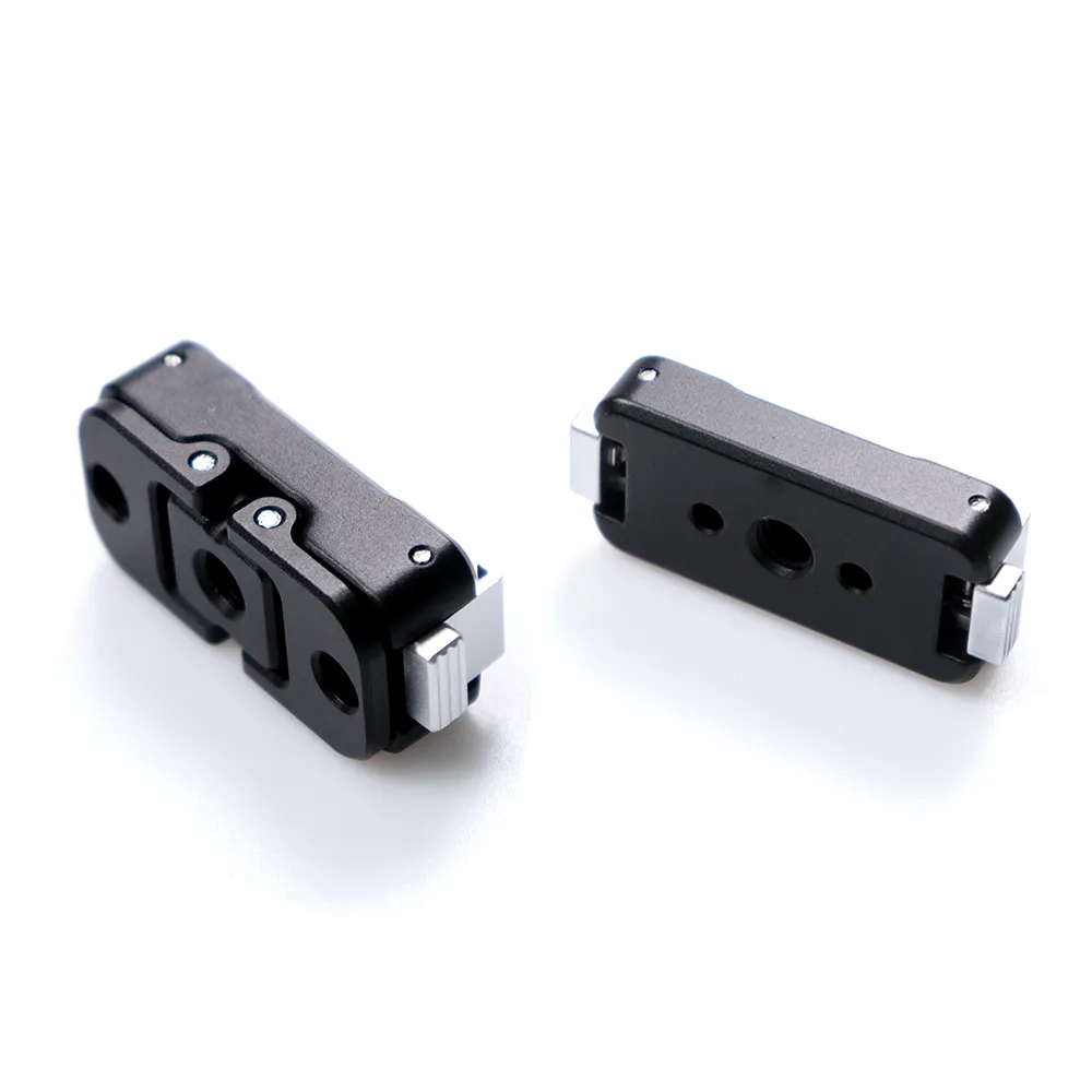 Magnetic Quick Release Adapter Camera Base Mount for DJI Action 6/Osmo Nano Aluminium Alloy Expansion Adapter with 1/4" Screw