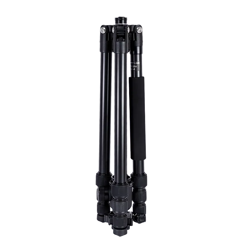 Aluminum Camera Tripod Detachable Legs Convertible to Monopod Durable Tripod Kit for DSRL with CNC 360°Ball Head Kit Tri